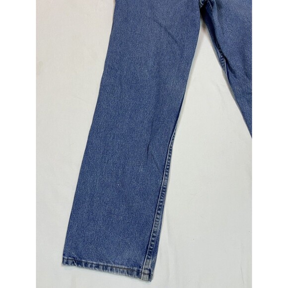 WRANGLER Straight Leg Jeans Blue Adjustable Waist Medium Wash | Boys Size 14 - Picture 13 of 16